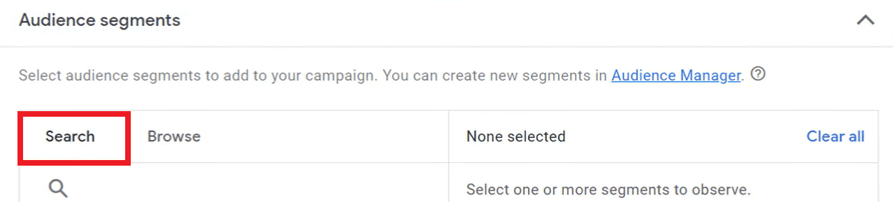 Checking the statistics for the chosen keywords for the Call-Only ads campaign in Google Ads